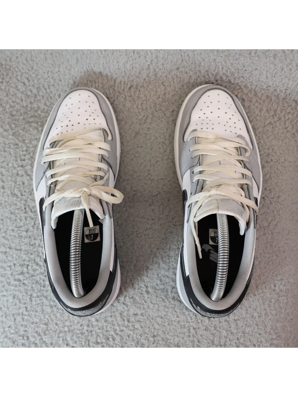 Nike Air Jordan 1 Retro Low OG Barons US Men sz 7 GUC